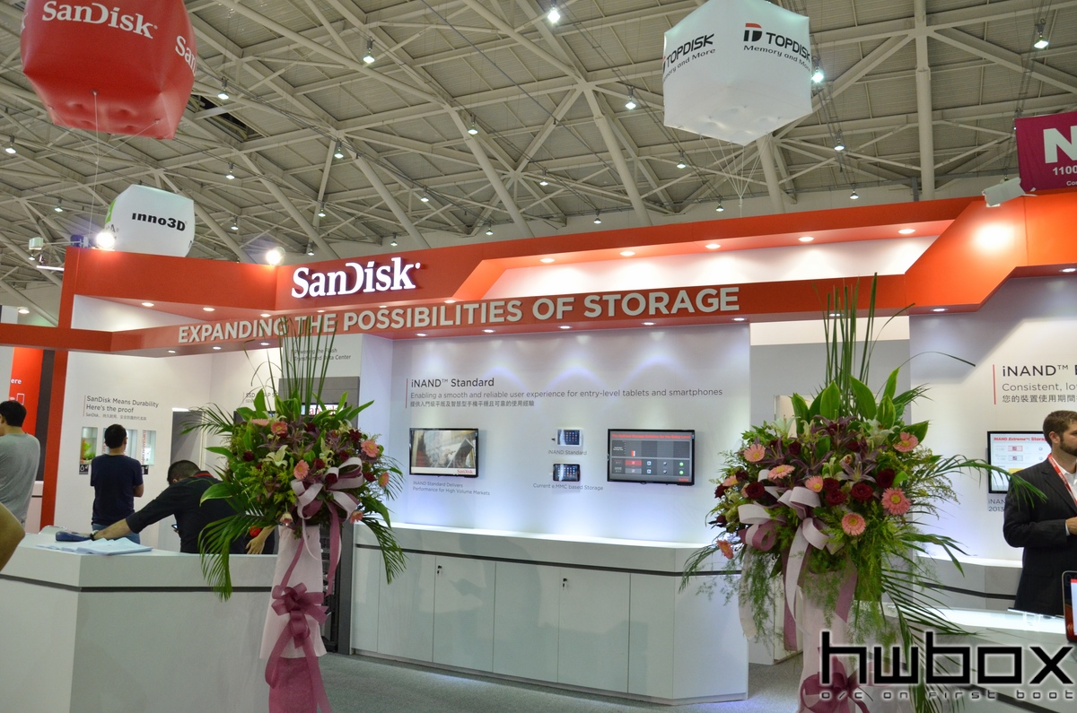 HWBOX @ Computex 2014: SanDisk Booth