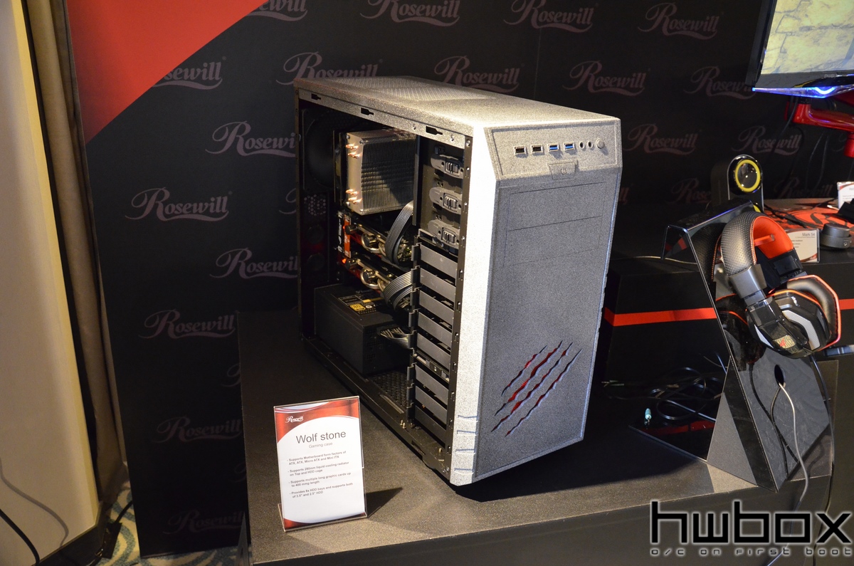 HWBOX @ Computex 2014: Rosewill Booth