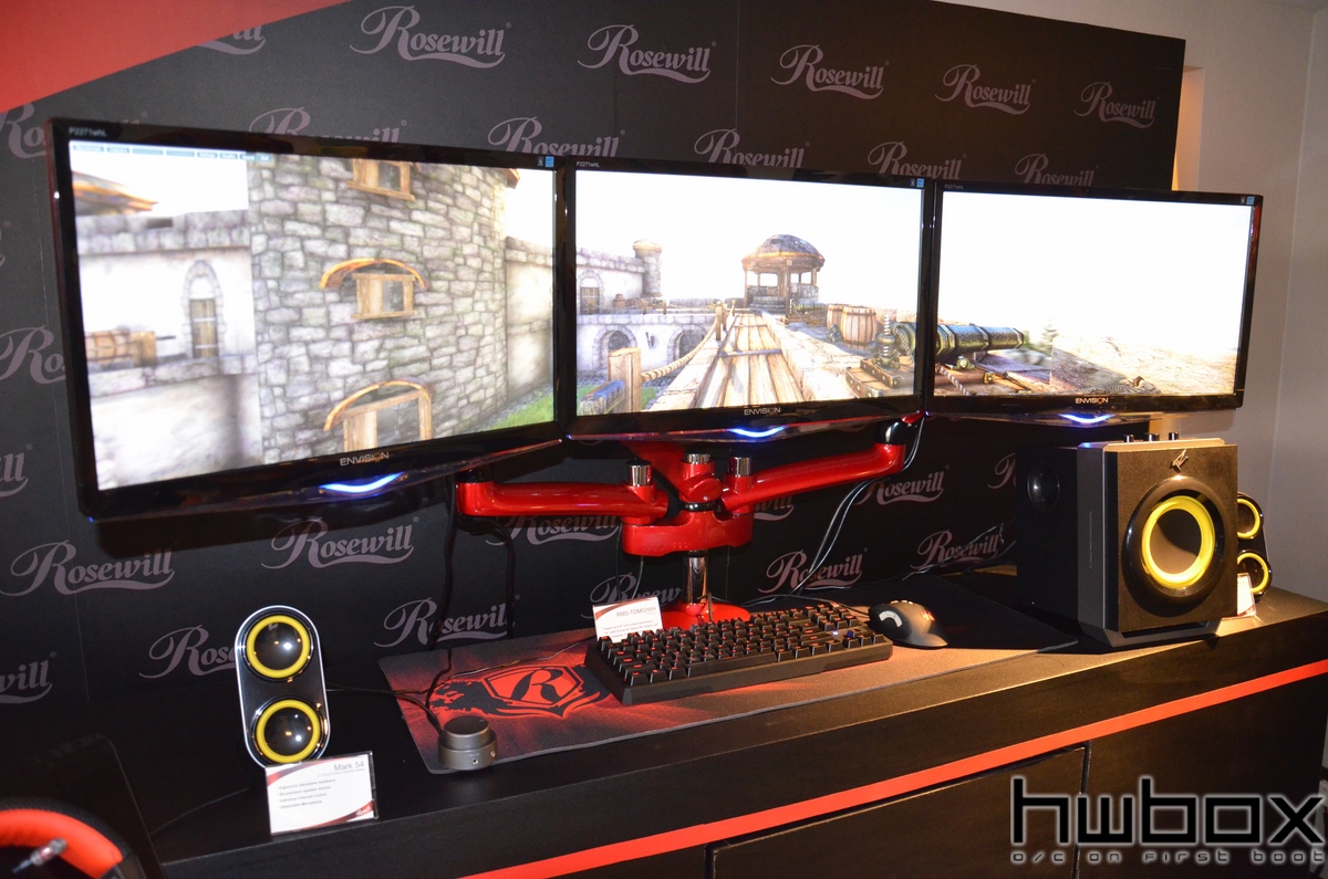 HWBOX @ Computex 2014: Rosewill Booth