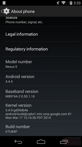 Η Google λανσάρει το Android 4.4.4 update