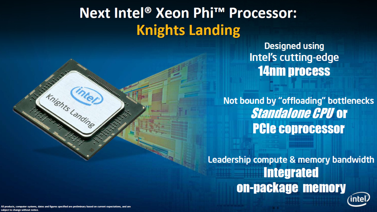 Η Intel αποκαλύπτει περισσότερα για τον Knights Landing Xeon Phi