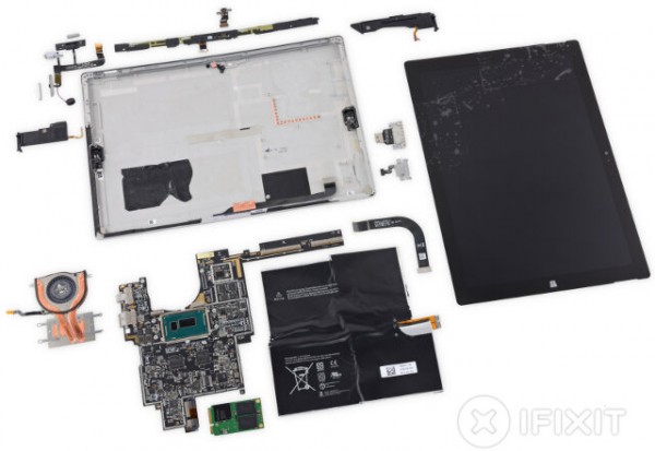 Surface Pro 3 iFixit tear down