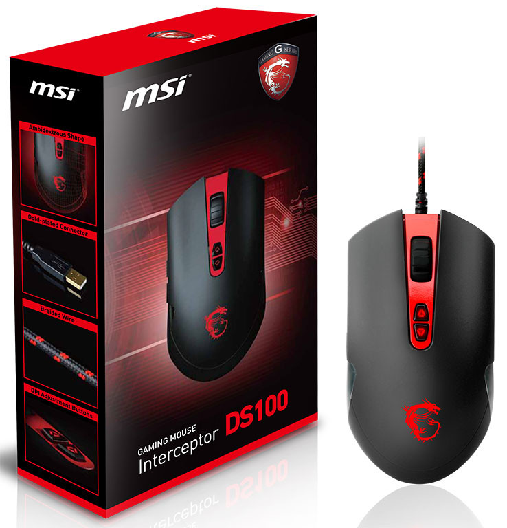 MSI Interceptor DS100 Gaming Mouse Announced