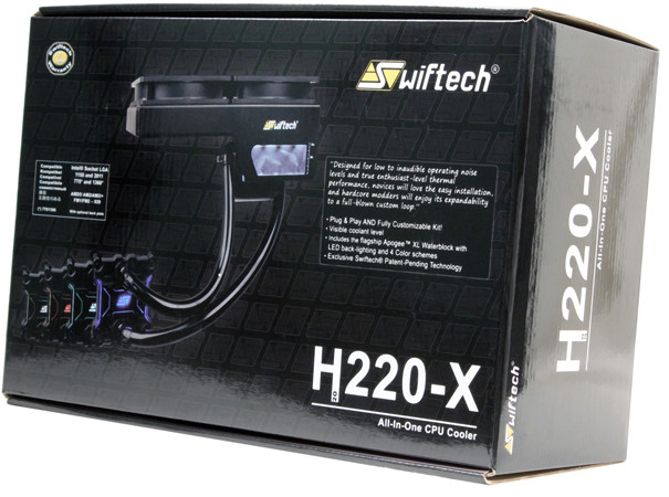 Swiftech H220-X CPU liquid cooling kit