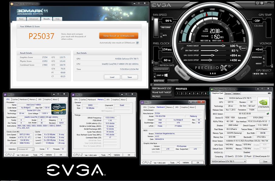 Ο K|NGP|N σπάει τα 25k στο 3DMark 11 1x GPU