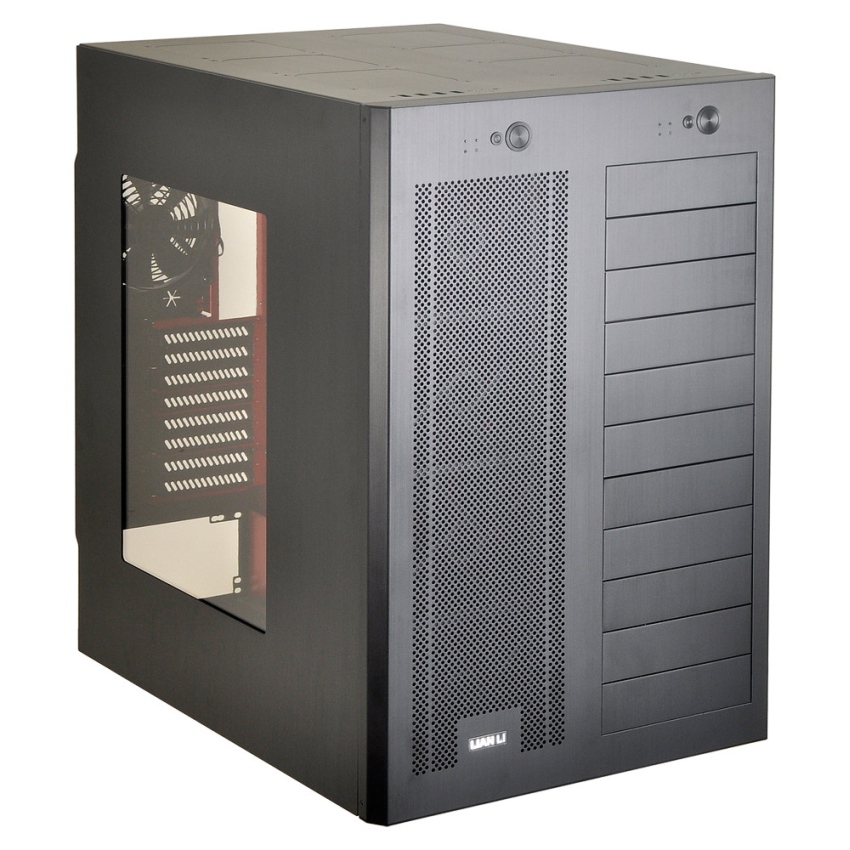 Lian Li PC-D666 double wide brushed aluminum chassis