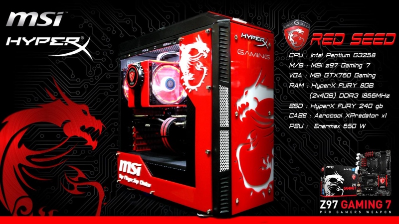 Case Mod: MSI The Red Dragon Zeed