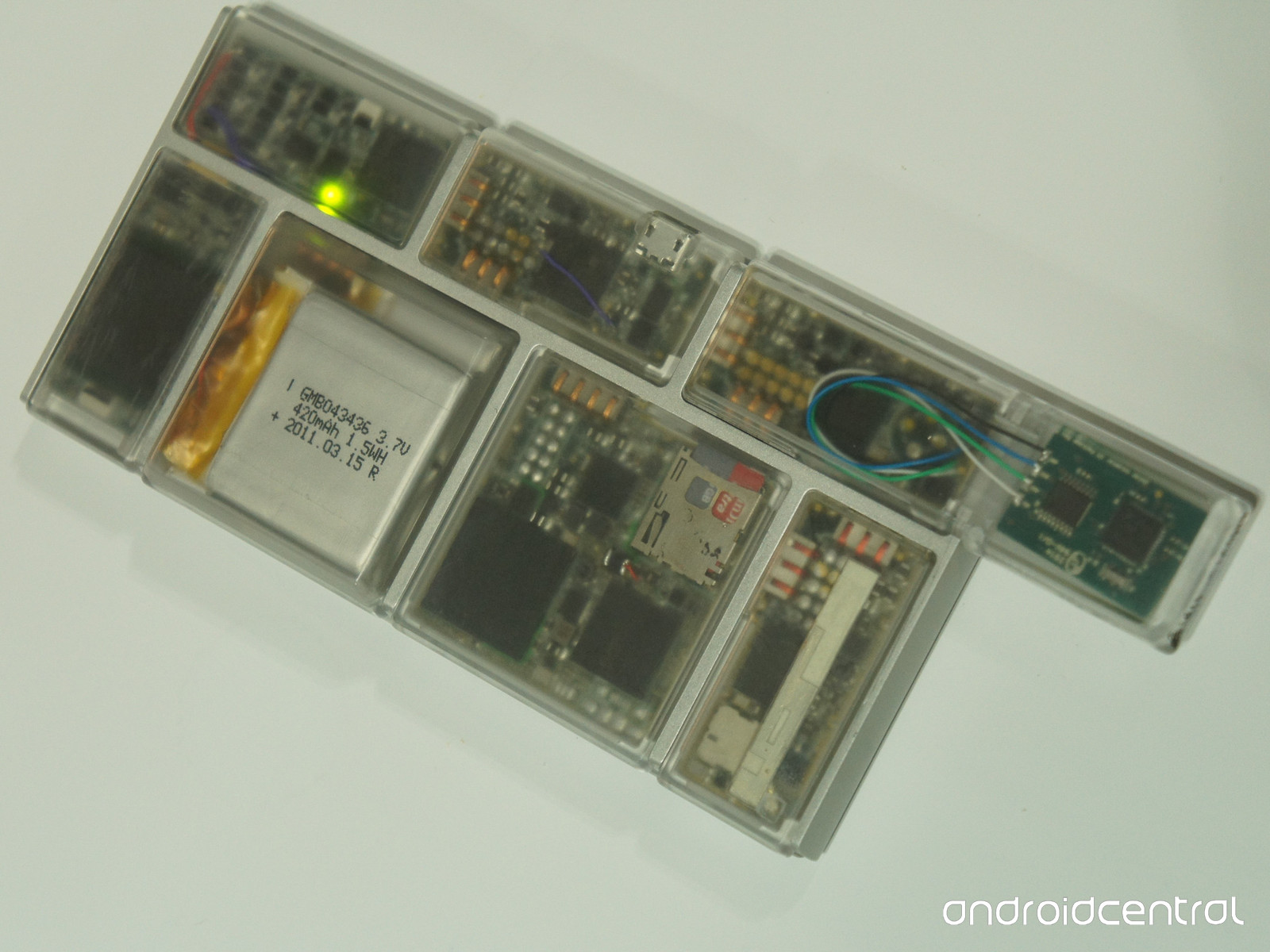 Close-up φωτογραφίες του Google Project ARA