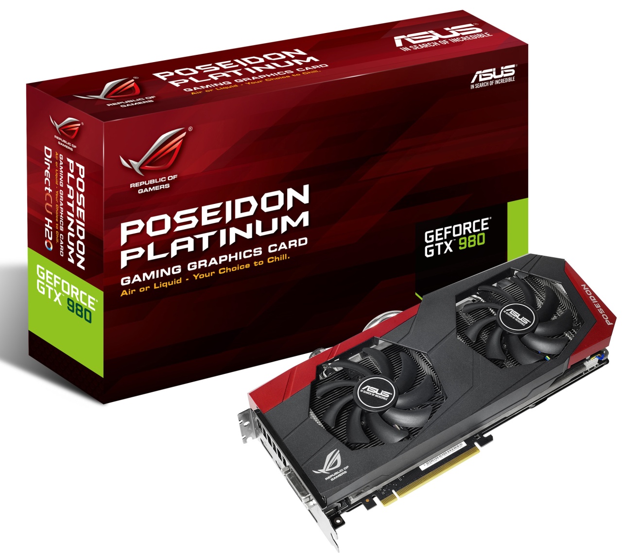 ASUS GeForce GTX 980 Poseidon Platinum Graphics Card