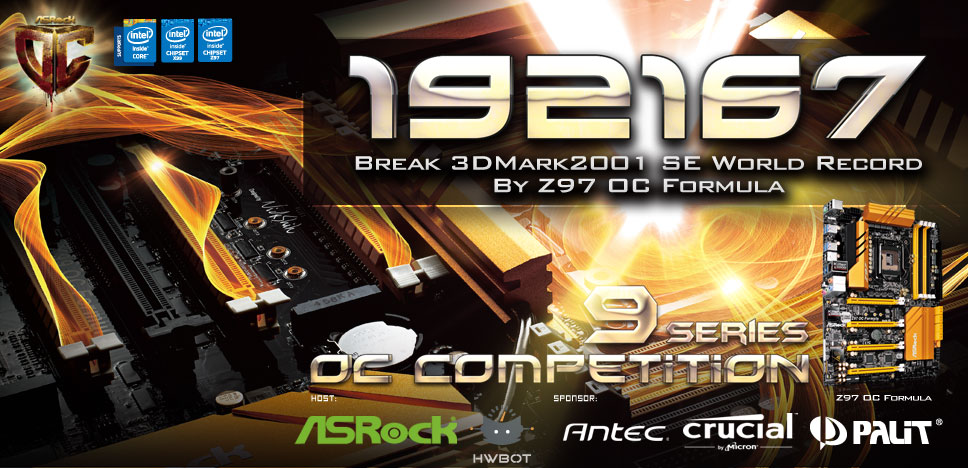 Οι νικητές του ASRock 9 Series OC competition