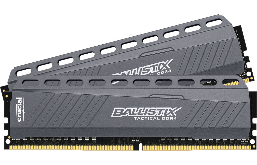 Crucial Ballistix Sport και Tactical DDR4 μνήμες εμφανίζονται