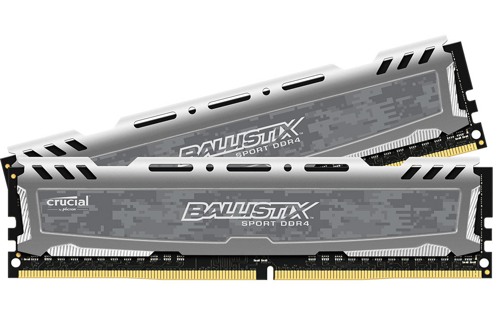 Crucial Ballistix Sport και Tactical DDR4 μνήμες εμφανίζονται