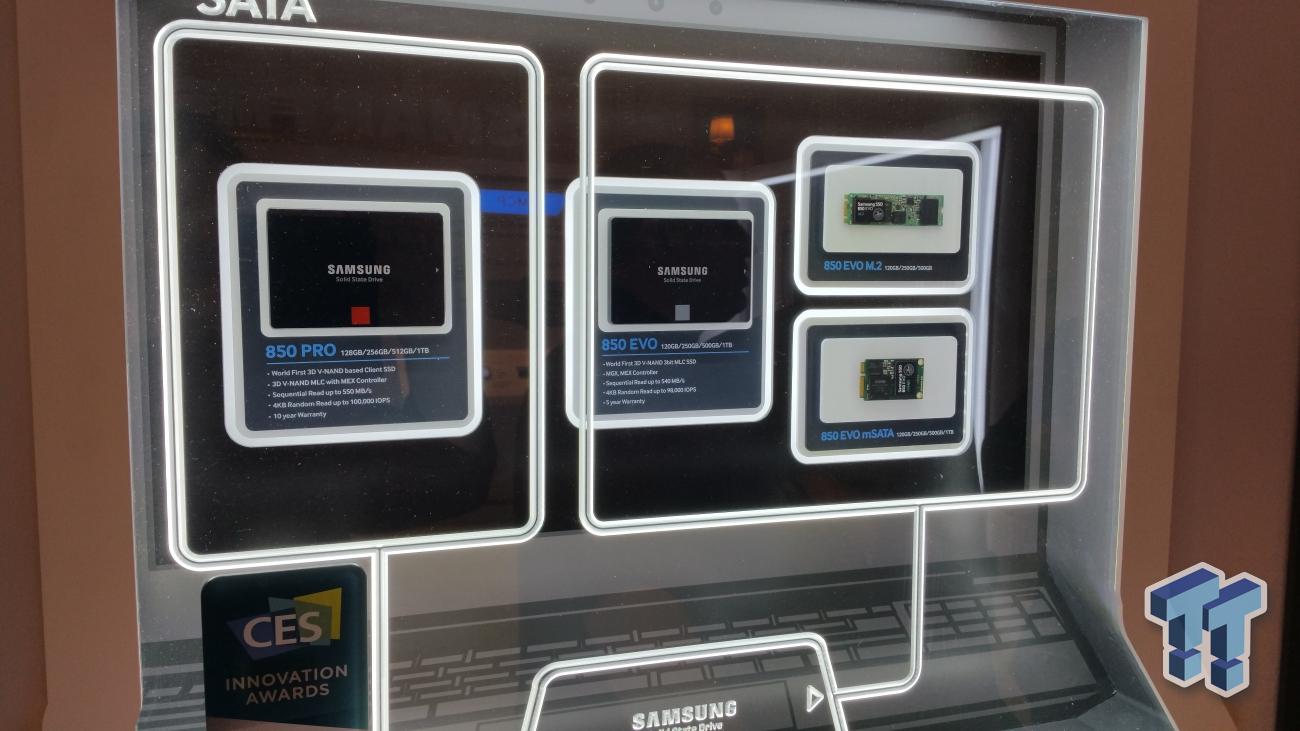 CES 2015: Εμφανίστηκαν και οι Samsung 850 EVO mSATA & 850 EVO M.2