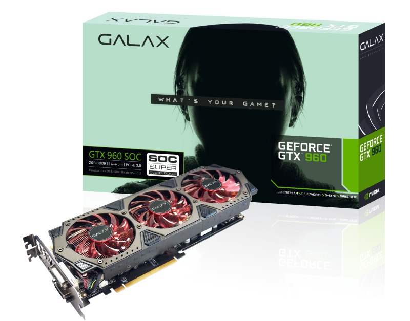 GALAX GeForce GTX 960 Lineup