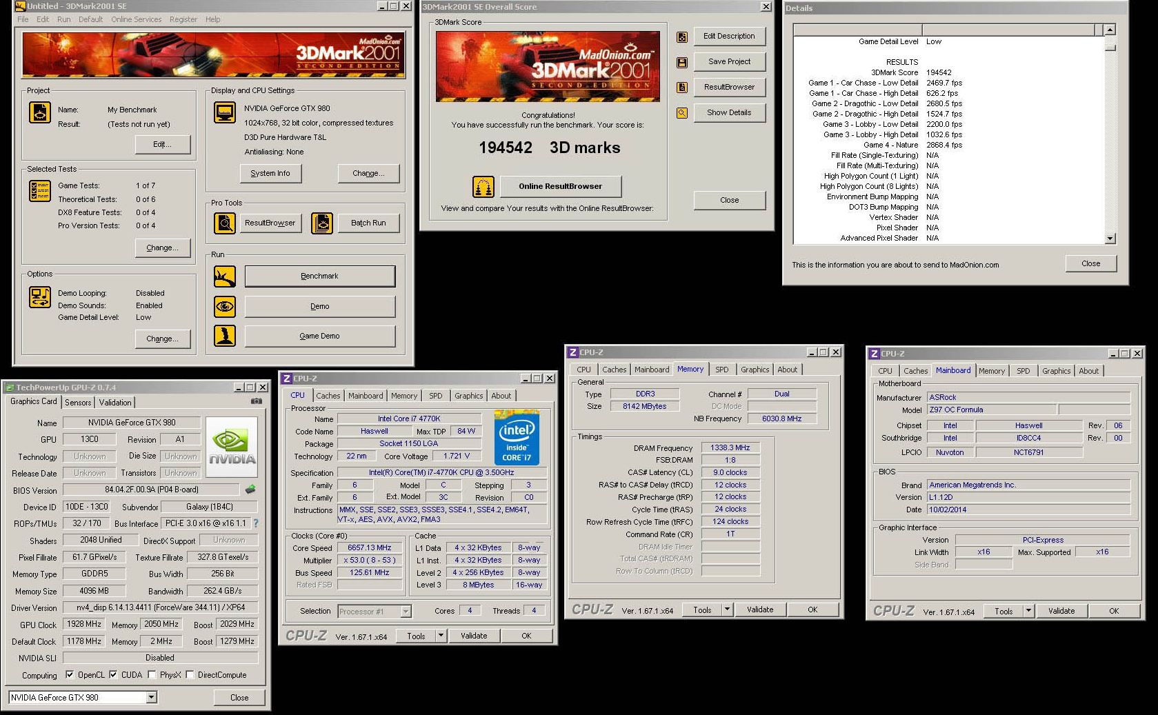 8Pack 3DMARK01 World Record με την GTX 980