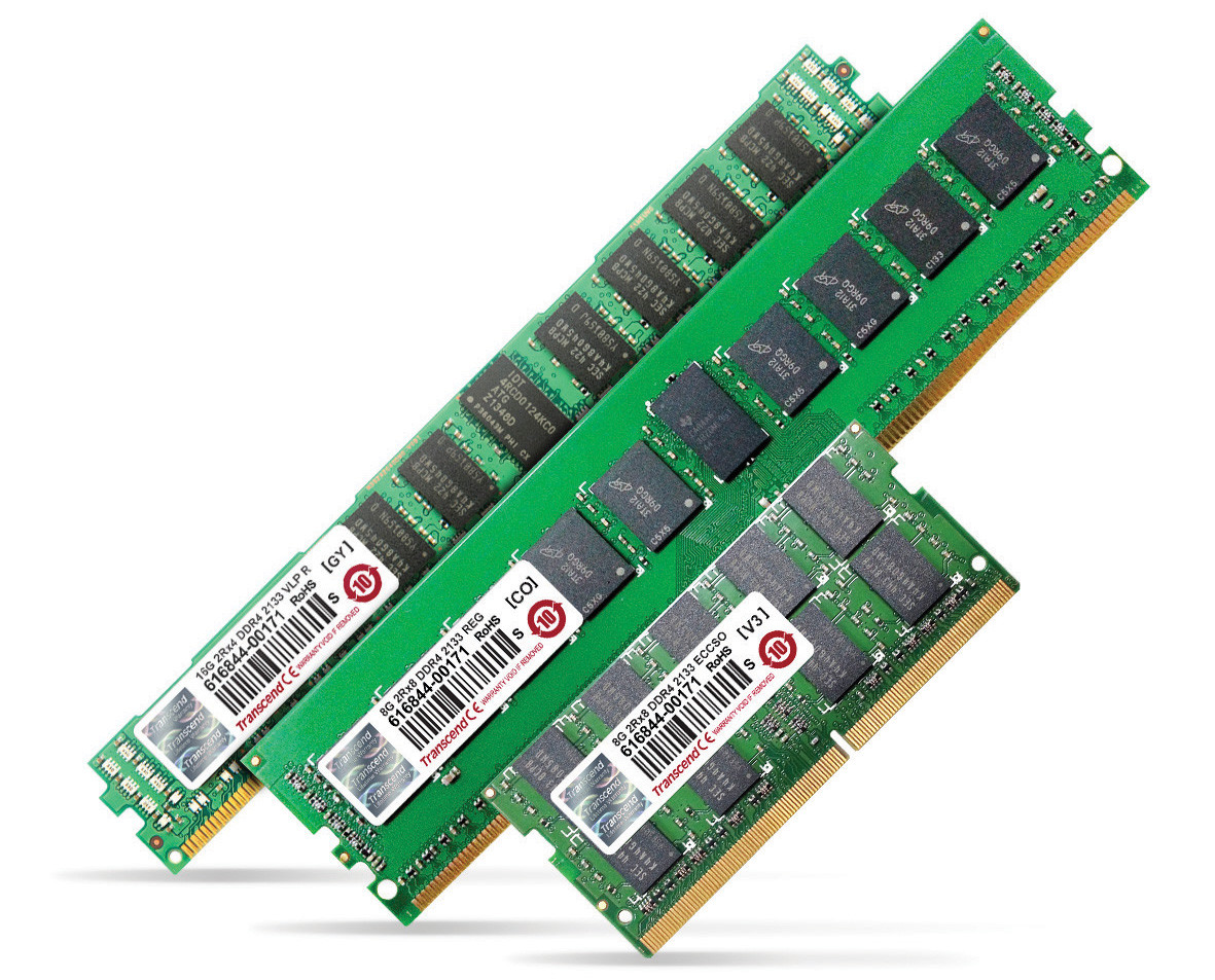 Η Transcend αποκαλύπτει τις entry level DDR4 RAM της