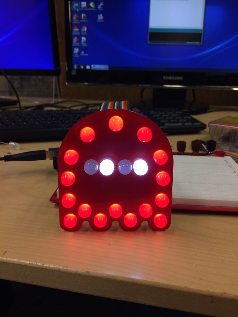 DIY: LED Pacman Ghosts