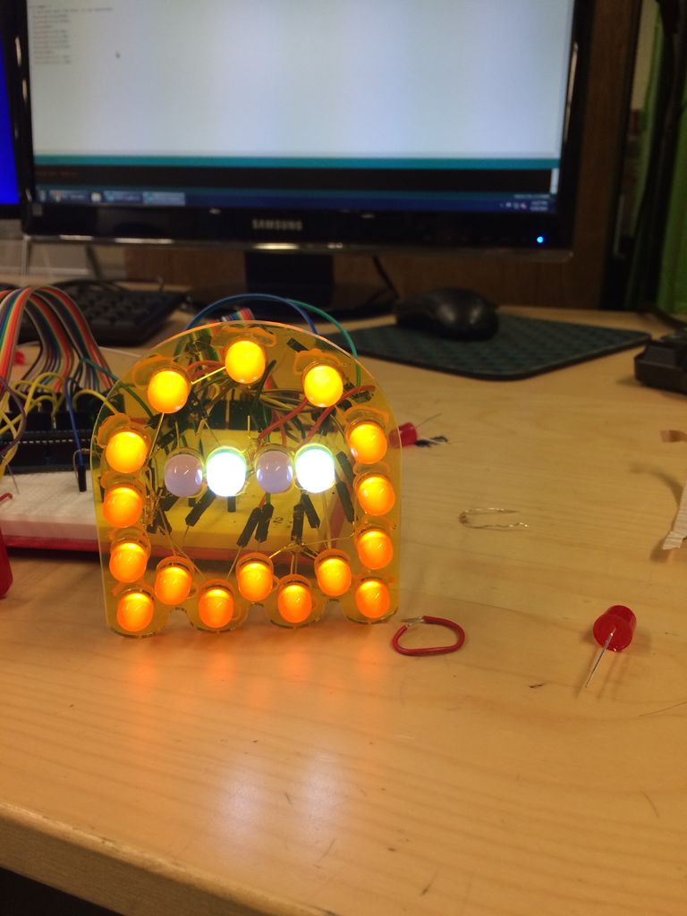 DIY: LED Pacman Ghosts
