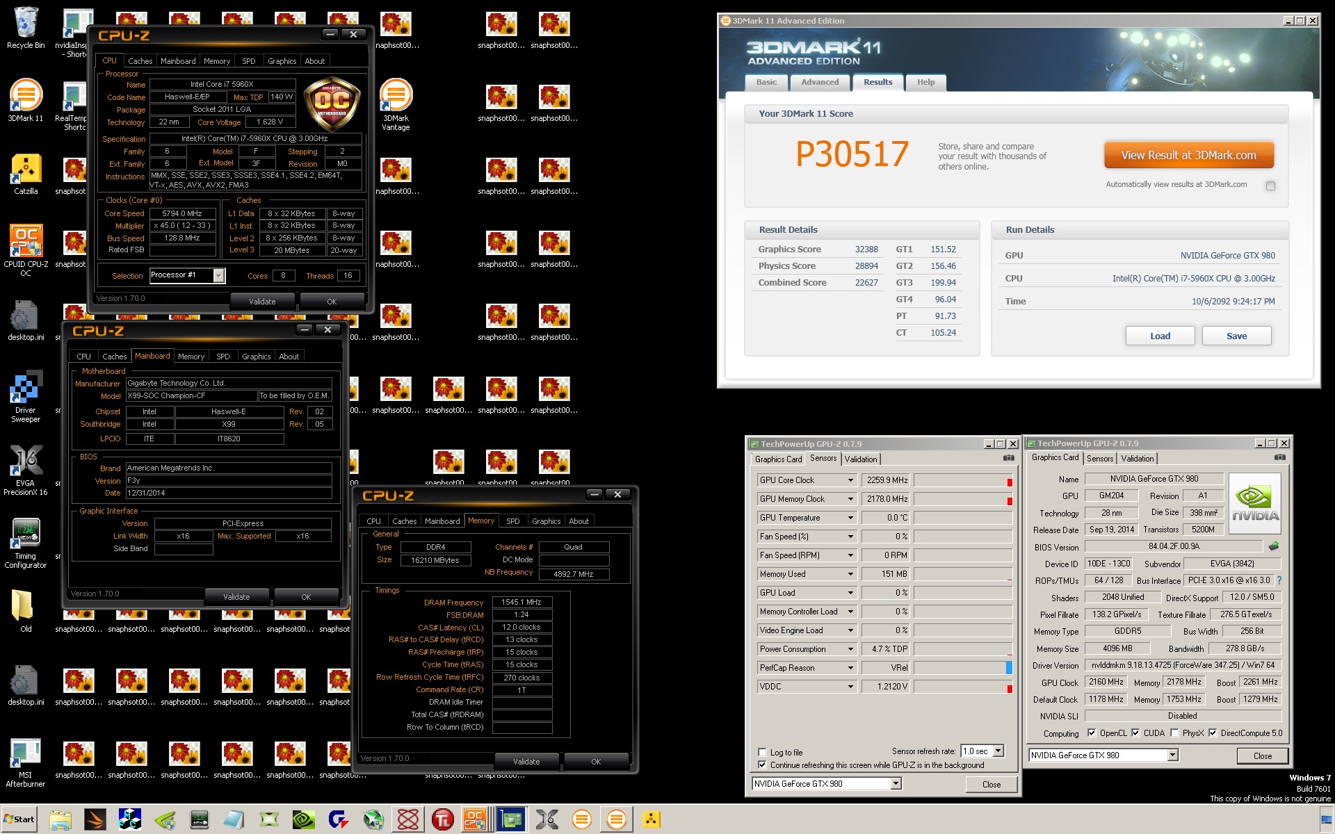 Steponz 3DMark11 HW Top Score με μια GTX 980