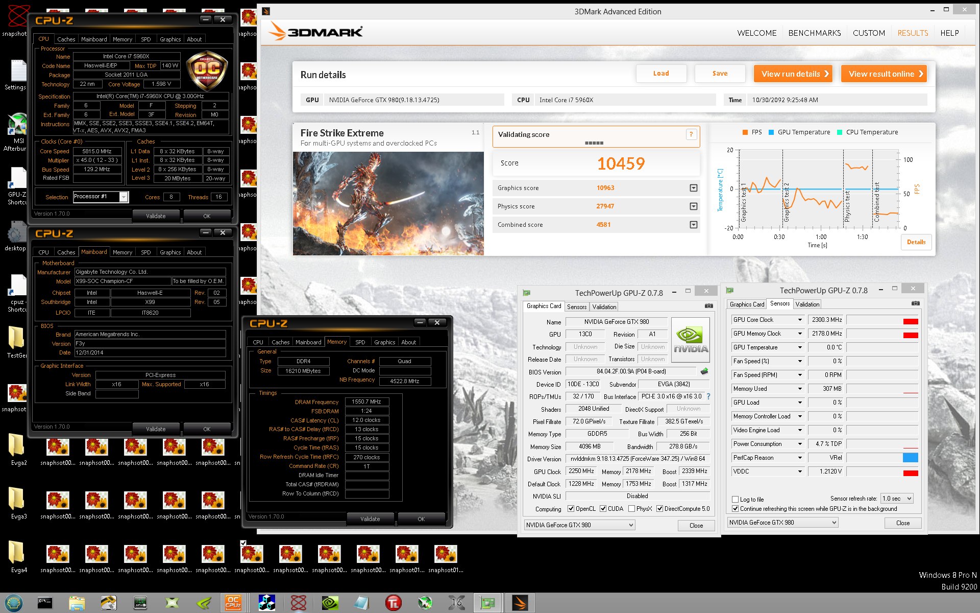 Steponz GTS με μια GTX 980 στο FireStrike Extreme