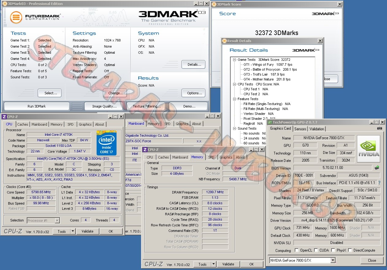 Stelaras: 5 πρώτες θέσεις με την 7800 GTX 256MB