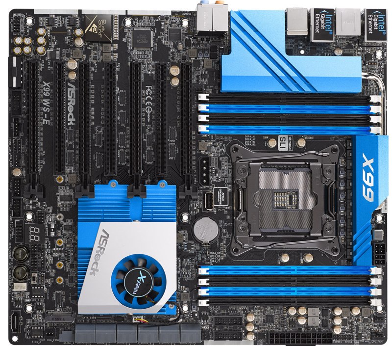 ASRock X99 WS-E LGA2011v3 μητρική για Workstations