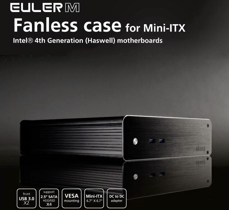 Νέα slim mini-ITX Cases λανσάρει η Akasa