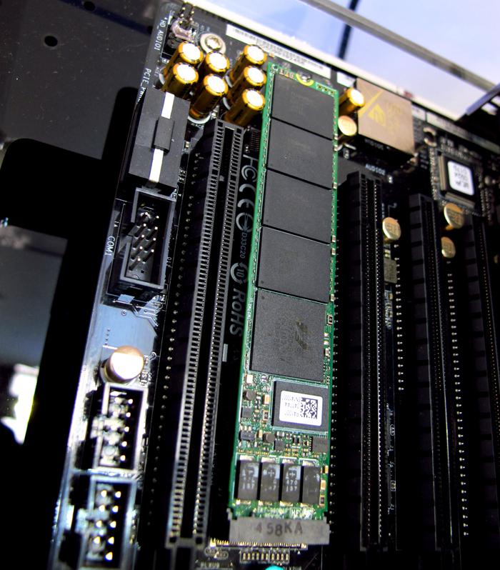 CeBIT 2015: Plextor M7e M.2 PCIe Gen 2x4 Performance