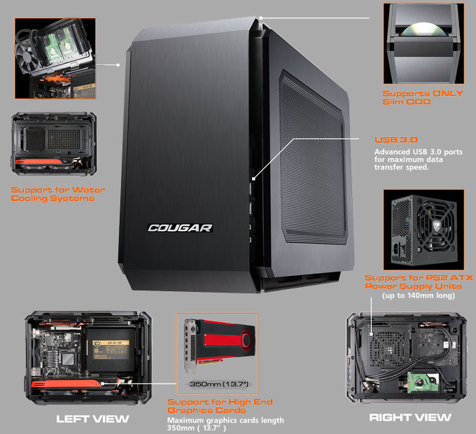 COUGAR QBX Advanced Compact Gaming Case