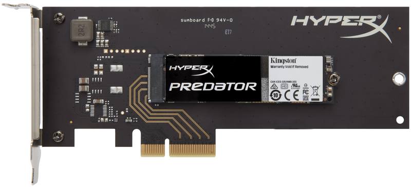 Η HyperX ανακοινώνει τη διαθεσιμότητα του Predator PCIe SSD