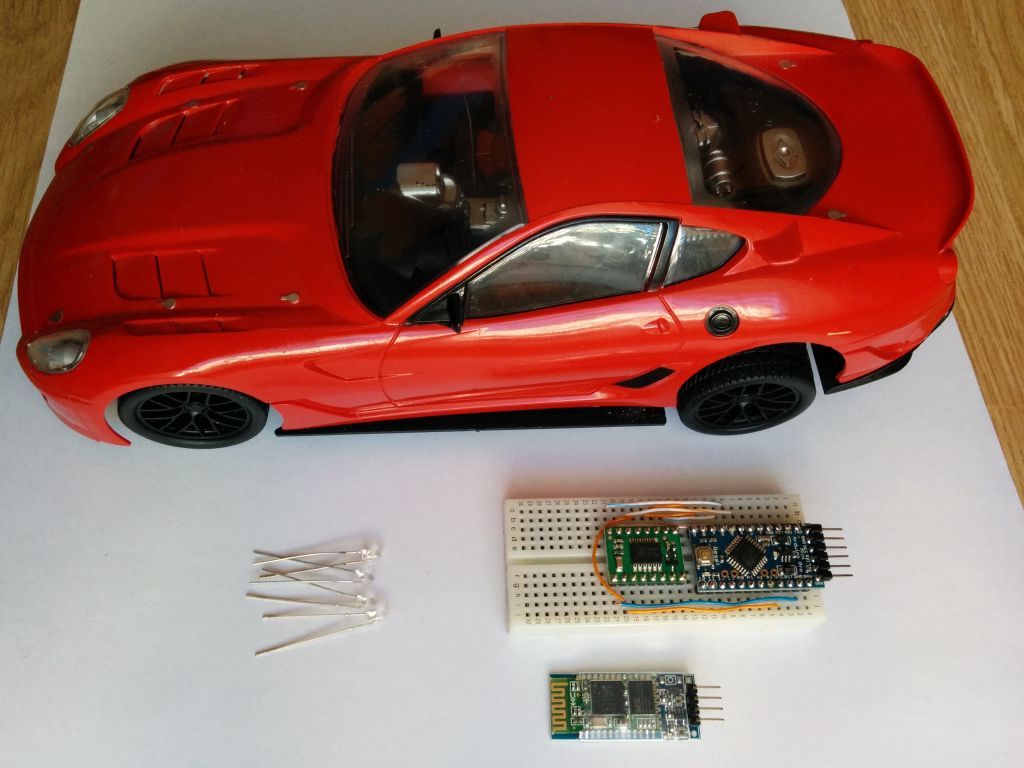 DIY: RC Car με bluetooth και χειρισμό από Android