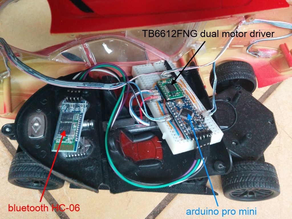 DIY: RC Car με bluetooth και χειρισμό από Android