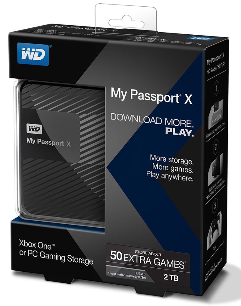 WD My Passport X εξωτερικός δίσκος για Gamers!