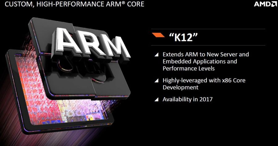 Η AMD καθυστερεί τους K12 ARMv8 based CPUs