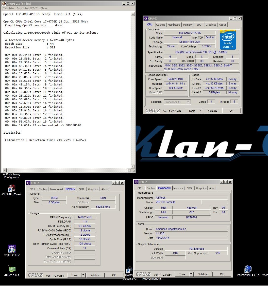 Strat GPUPI for CPU GTS με τον Core i7 4770K