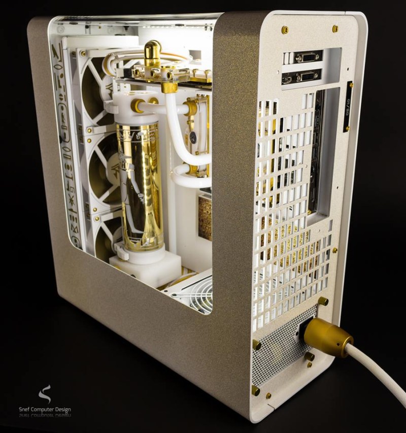 Case Mod: Gold Wing - Snef Computer Design