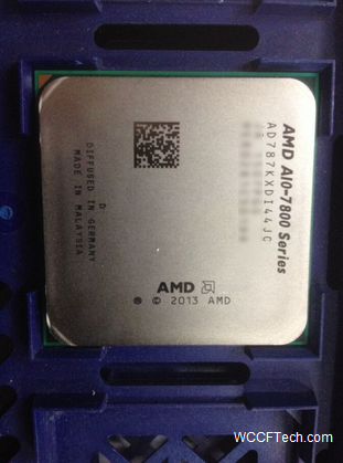 Φωτογραφίες του AMD A10-7870K Godavari με JC Stepping