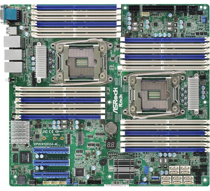 ASRock Rack Dual Socket Haswell-EP μητρική με 24 DDR4 Slots