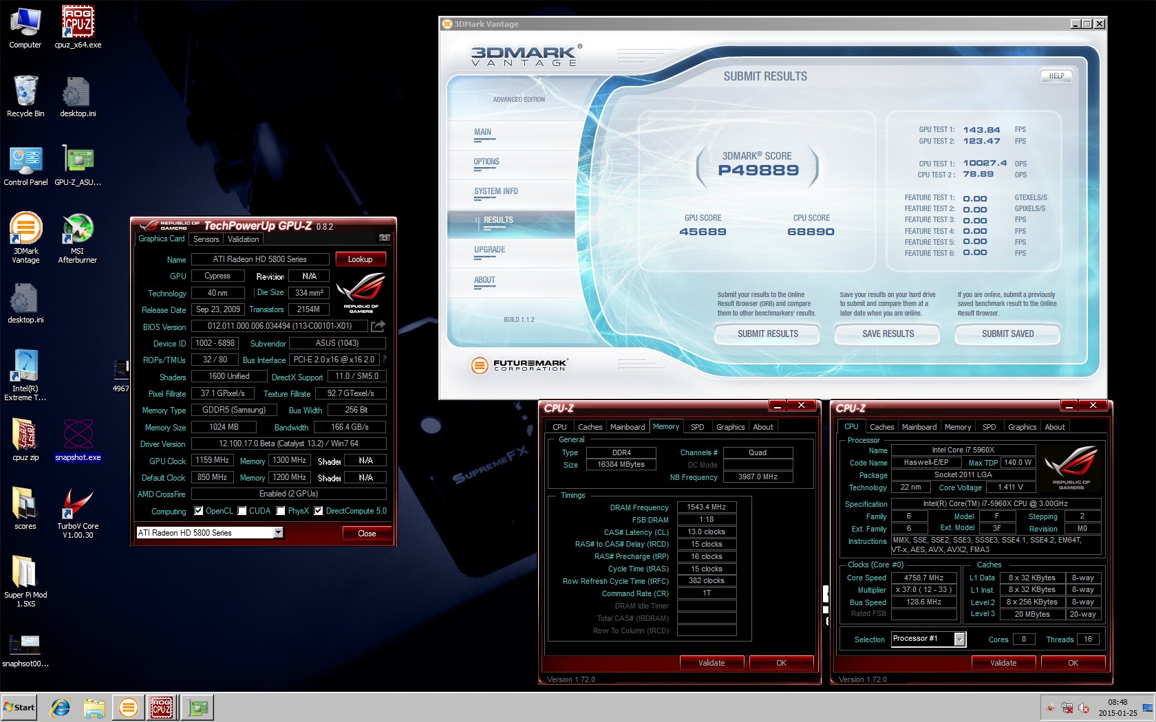 Global 1st Place για δύο Radeon HD 5870 στο 3DMark Vantage