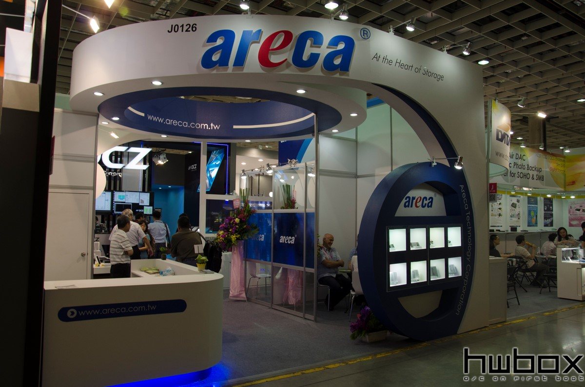 Computex 2015: Areca Booth, heart of storage