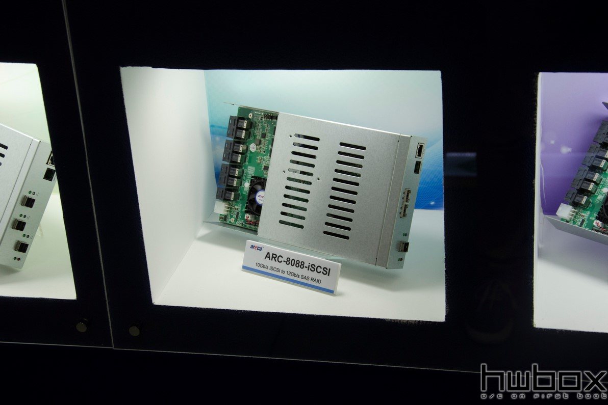 Computex 2015: Areca Booth, heart of storage