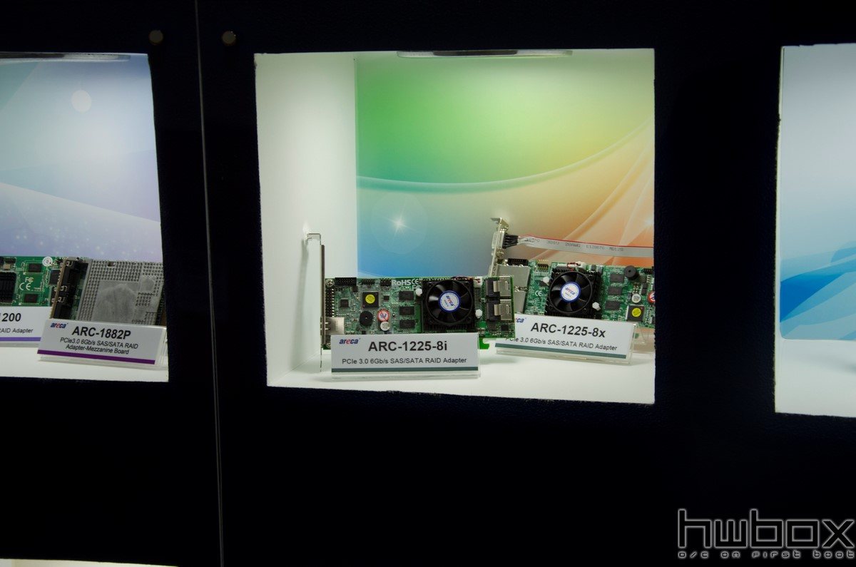 Computex 2015: Areca Booth, heart of storage