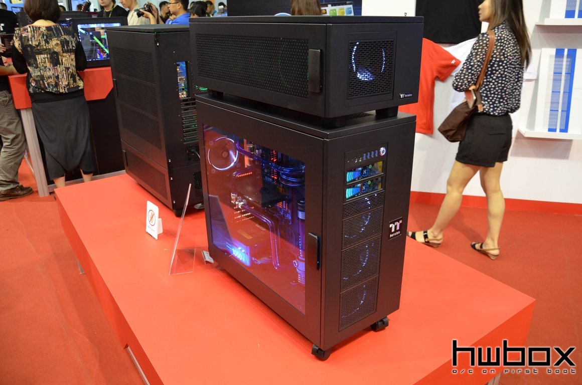 Computex 2015: Thermaltake Booth, Cases & Builds