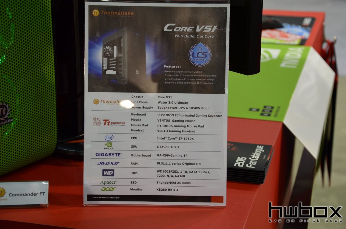 Computex 2015: Thermaltake Booth, filled with Peripherals