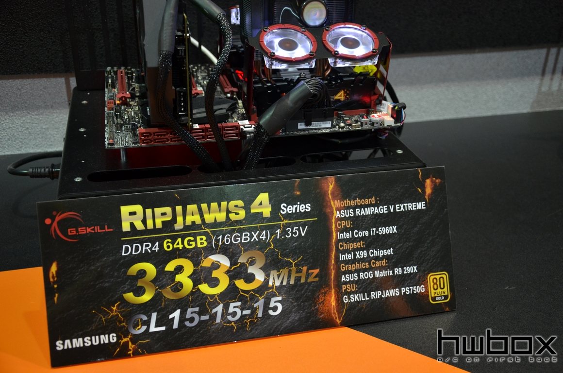 Computex 2015: G.Skill Booth, Memory Everywhere