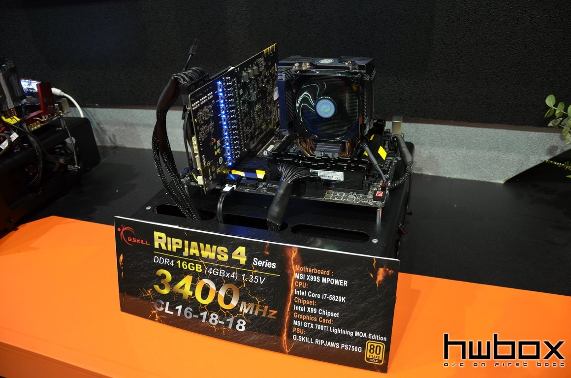 Computex 2015: G.Skill Booth, Memory Everywhere