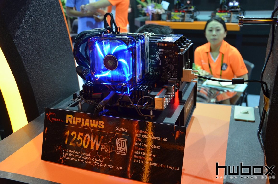 Computex 2015: G.Skill Booth με Gaming περιφερειακά