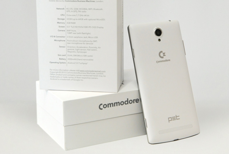 Επιστροφή της Commodore με το smartphone PET