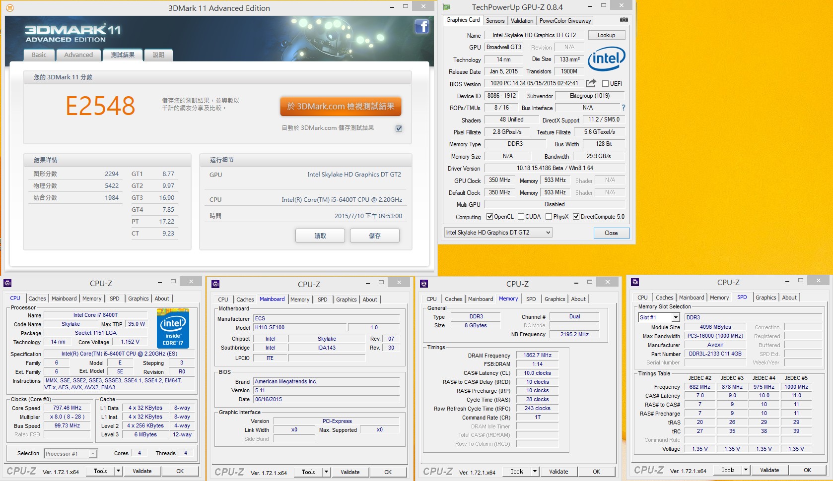 Δοκιμές με Intel Skylake σε DDR3 και DDR4