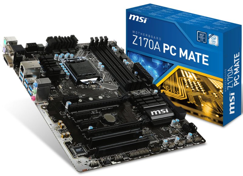 Η MSI λανσάρει την mainstream Z170A PC Mate μητρική